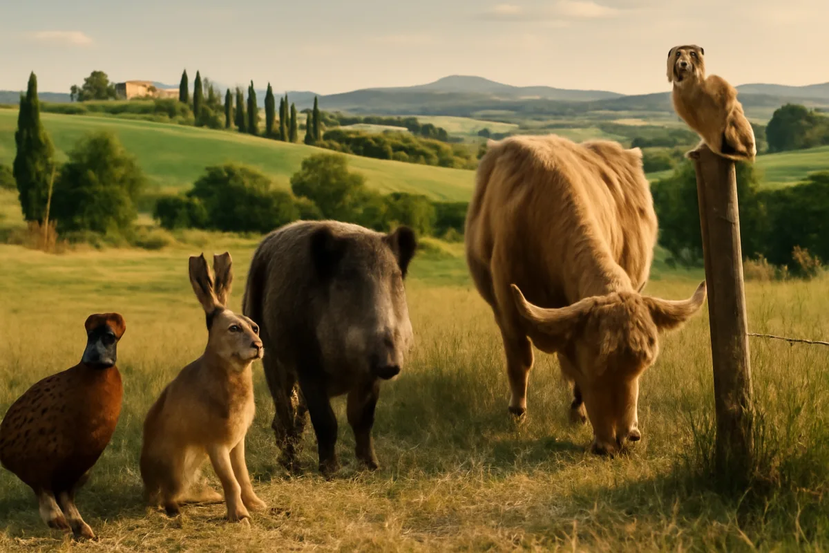 Quali sono gli animali che popolano le campagne toscane? Incontrarli arricchisce il soggiorno