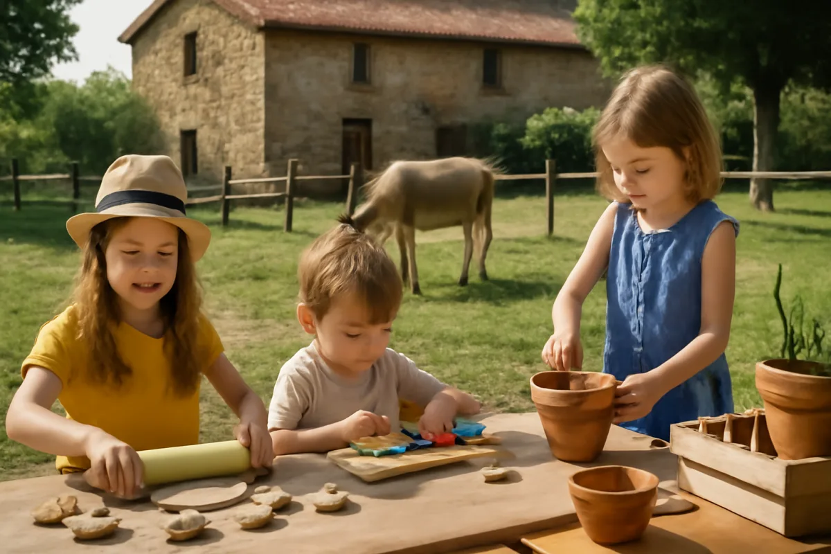 Giochi e laboratori per bambini in agriturismo: come unire divertimento e apprendimento